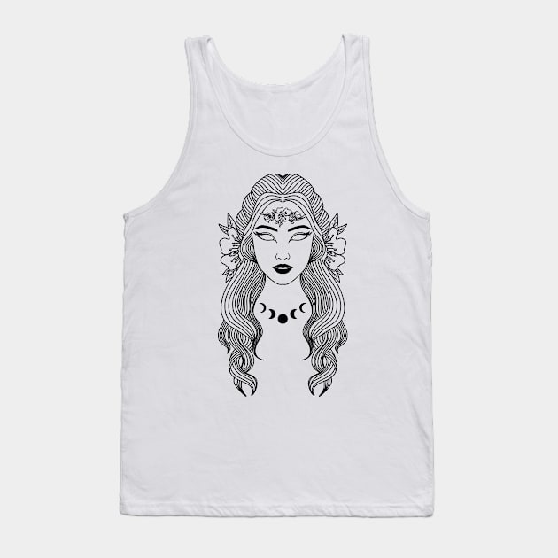 Beautiful angel Tank Top by Introvert Home 